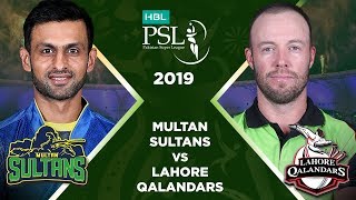 Match 10 Full Match Highlights Multan Sultans Vs Lahore Qalandars  HBL PSL 4  HBL PSL 2019  MA2 [upl. by Jacinto547]