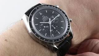 Omega Speedmaster Moonwatch SAPPHIRE SANDWICH Professional Chronograph 38735031 [upl. by Kreager]