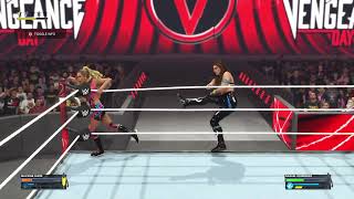 Maxxine Dupri vs Raquel Gonzalez  WWE 2K24 NXT Vengeance Day [upl. by Anaylil373]