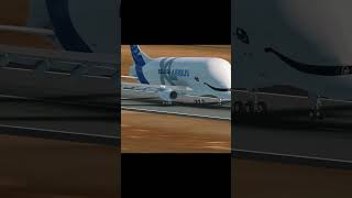 Airbus Beluga a330 late landing in uzbekistan rfsflight pilot airport shorts [upl. by Anileda]