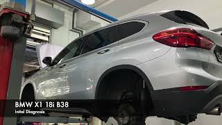 BMW X1 18i B38  Diagnosis [upl. by Aimar]