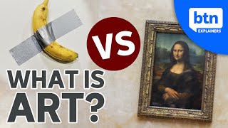 What is Art Mona Lisa Van Gogh amp a Banana Stuck to a Wall [upl. by Aciretal]