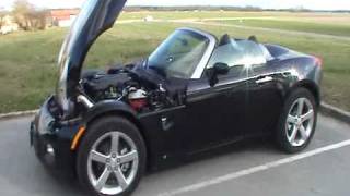 Pontiac solstice GXP Turbo cabriolet noir 2007 DVSM221 [upl. by Ariek189]