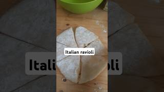 Italian ravioli stuffed with ricotta cheese ravioli italianfood fattaincasa [upl. by Atiuqrahc]