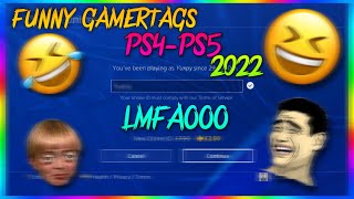 🤣FUNNY PSN GAMERTAGS NOT TAKEN 2022 PS4 PS5 [upl. by Ilajna610]