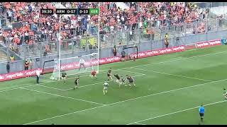 KERRY PLAY ONE HANDPASS TOO MANY  MAKE A COMPLETE MESS OF GLORIOUS GOAL CHANCE ARMAGH V KERRY 2024 [upl. by Collis5]