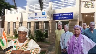 Niger ouverture dune école dapprentissage de la langue Russe [upl. by Egamlat585]