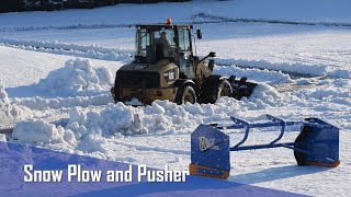 Kage SnowFire Snow Plow and Pusher Features [upl. by Norrahs]