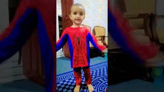 Chota spiderman dance🤣😂 hahahazavi baby youtubeshorts [upl. by Kalli176]