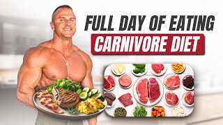 Full Day Of Eating Keto Carnivore Diet  3372 Calories [upl. by Akinuahs]