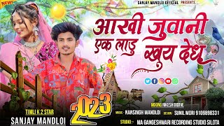 आखी जुवानी एक लाडु खुय देधू 🤪new aadivasi timli song gana 2023singer Sanjay mandloiaadivasi oudio [upl. by Palua231]