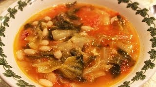 Escarole and Beans Recipe  OrsaraRecipes [upl. by Gelya]