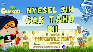 Fakta Menarik Event Pineapple Growtopia yang Meningkatkan Profit [upl. by Nwahsid]