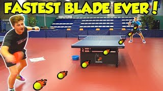 TESTING ZORAN PRIMORACS TABLE TENNIS BAT [upl. by Cheke]