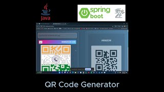 QR Code Generator App using Java Spring Boot [upl. by Adelbert]