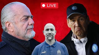 Esonero Garcia e nuovo allenatore Napoli 🔴 Maratona LIVE su CalcioNapoli24 [upl. by Ahsieker]