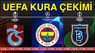 UEFA KURA ÇEKİMİ  FENERBAHÇE TRABZONSPOR BAŞAKŞEHİR QARABAG SUMQAYIT SABAH [upl. by Aicssej899]