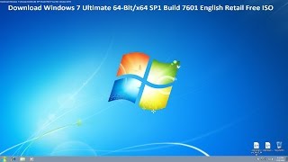 Download Windows 7 Ultimate 64Bitx64 SP1 Build 7601 Free ISO [upl. by Kleon]