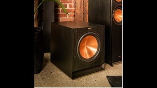 Klipsch R12SW Subwoofer  Caisson de basses Klipsch R12SW  Noir et Cuivre [upl. by Kaylee]