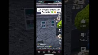 Luckiest Fortnite moments🥶 fortnite fortniteclips gaming fortnitememes [upl. by Beale]