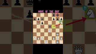 Brilliant knight move chess brilliantmove trending youtubeshorts shorts [upl. by Nicolella]