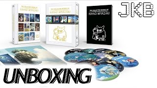 The Collected Works of Hayao Miyazaki Bluray Unboxing  JKB [upl. by Atauqal]