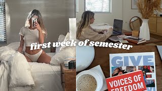 VLOG first week of classes semester prep amp decorating my office [upl. by Udenihc]