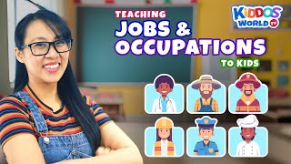 Jobs and Occupations for Kids  Teaching Different Kinds of Jobs to Children by Miss V [upl. by Adnov]