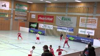 TuS Traunreut U12 Hallenmasters 2015 Spiel 2 Red Bull SalzburgVfB Stuttgart 30 [upl. by Myers375]