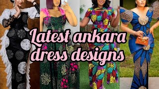 Latest Ankara styles 2024  Ankara long gown styles for women  African dresses in pagne [upl. by Akirdnas]