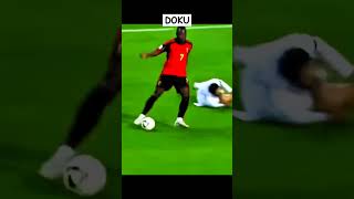 Les DRIBBLES de DOKU football DOKU [upl. by Corel]