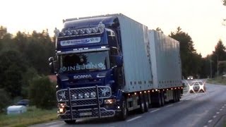 Scania R580 \8 Sound PE Lundgrens [upl. by Enak]