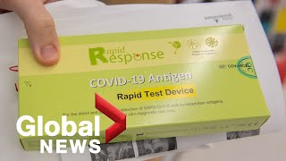 COVID19 Demand for rapid antigen test soars while questions rise over Omicron and vaccines [upl. by Zsamot]