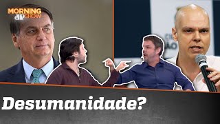 Fala de Bolsonaro contra Bruno Covas provoca TRETA entre Joel e Adrilles [upl. by Loralee]