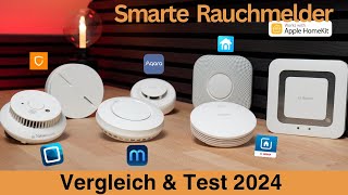 Smarte Rauchmelder mit HomeKit  Test und Vergleich 2024 [upl. by Annahsor]