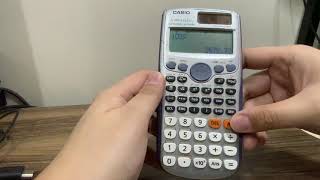 Calculator Techniques Linear Interpolation using Casio FX 991ES PLUS [upl. by Ennayoj]