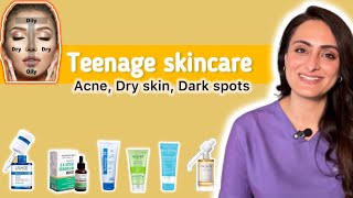 Teenage skin care  Oily  dry normal combination skin  Dermatologist recommends [upl. by Irek]