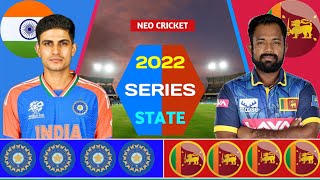 India Vs Sri Lanka 2022 Series State  Neo Cricket [upl. by Wake]