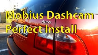 Saab 95 Mobius C2 Dashcam Install Part 2  Trionic Seven [upl. by Enilec]