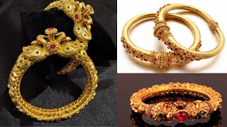 Indian traditional gold kankan designs ideas gold kankanalu designs 2020 [upl. by Orling]