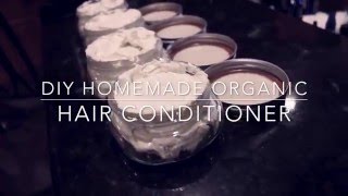 Easy DIY 100 Natural Hair Conditioner and Body Cream Tutorial [upl. by Yenaiv]