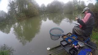 Pete Joiners Winter method feeder set up peg 18 Evegate 61124 [upl. by Anahpets947]