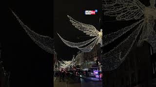 London’s Christmas Lights Have Started Turning On Around The City [upl. by Shotton269]