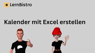 Kalender mit Excel erstellen [upl. by Eignav]