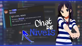 Chat de níveis no discord   tutorial [upl. by Scot624]