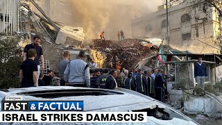 Fast and Factual LIVE Israeli Strikes in Syria Reportedly Kill at Least 15 Amid Assaults in Lebanon [upl. by Eerot781]