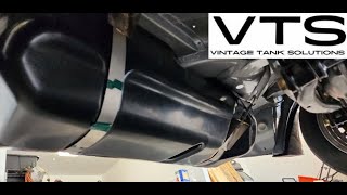 1977 Datsun 280z Vintage Tank Solutions VTS Poly gas tank install [upl. by Bogusz626]