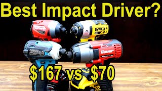 Best Impact Driver DeWalt vs Milwaukee vs Makita vs Bauer Lets find out [upl. by Kisor]