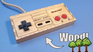 I Made a Nintendo Controller out of Wood [upl. by Haelhsa]