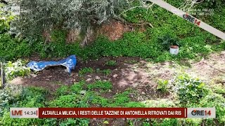 Altavilla Milicia i resti delle tazzine di Antonella ritrovati dai Ris  Ore 14 del 12032024 [upl. by Godred786]